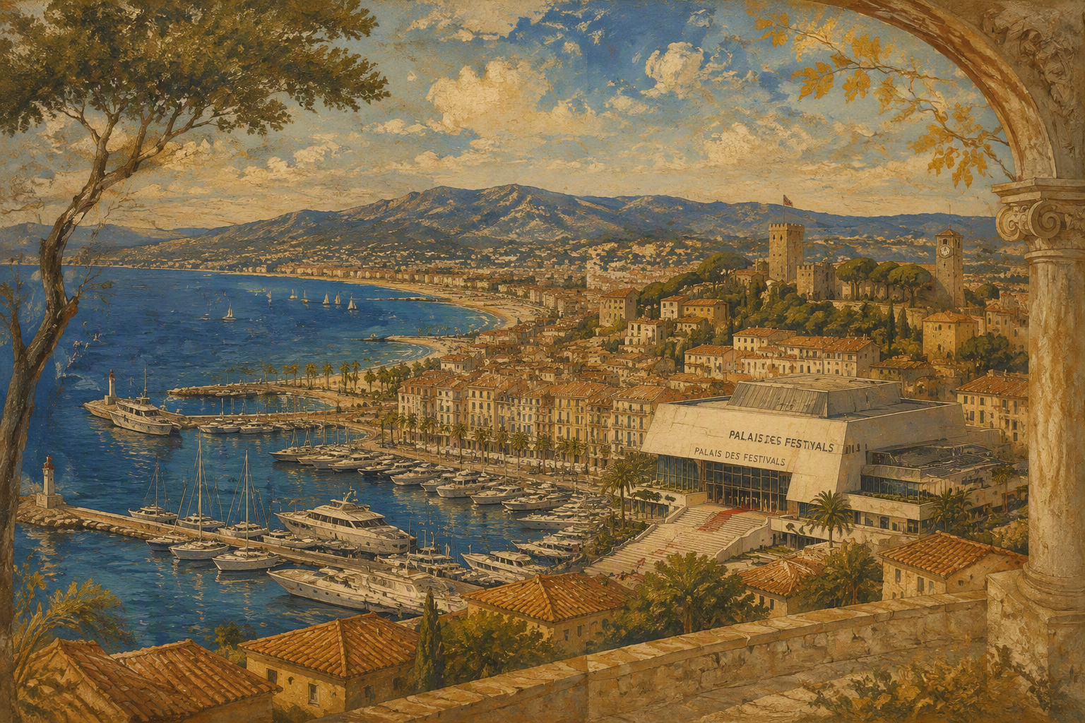Cannesin rannikko, Palais des Festivals ja vanha satama
