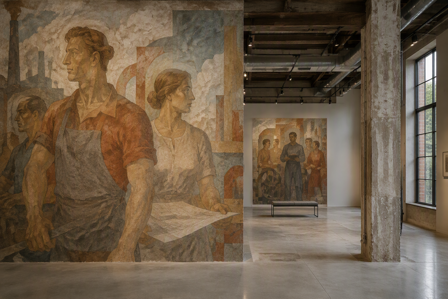 Cermodernin moderni taidegalleria teollisuusrakennuksessa Cermodernin moderni taidegalleria teollisuusrakennuksessa