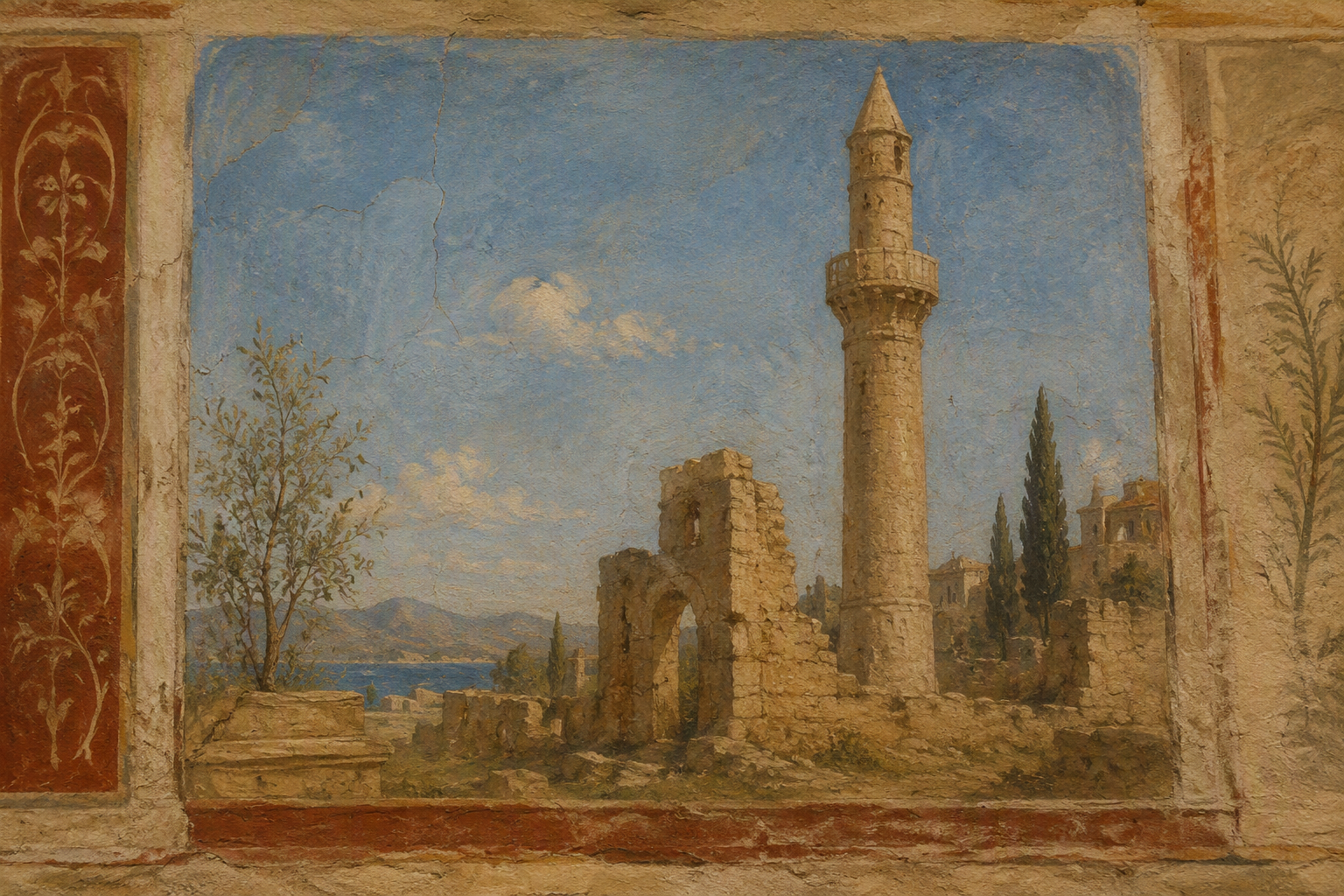 Katkaistu minareetti vanhankaupungin sydämessä Katkaistu minareetti vanhankaupungin sydämessä