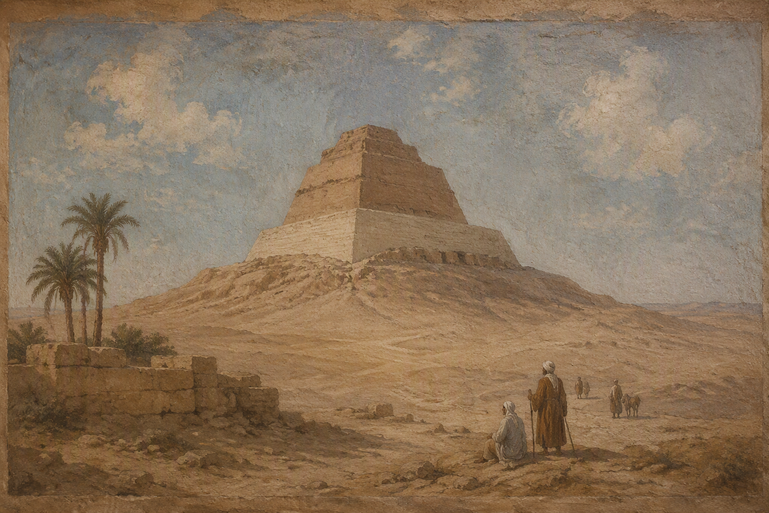 Meidumin pyramidi aavikolla Meidumin pyramidi aavikolla