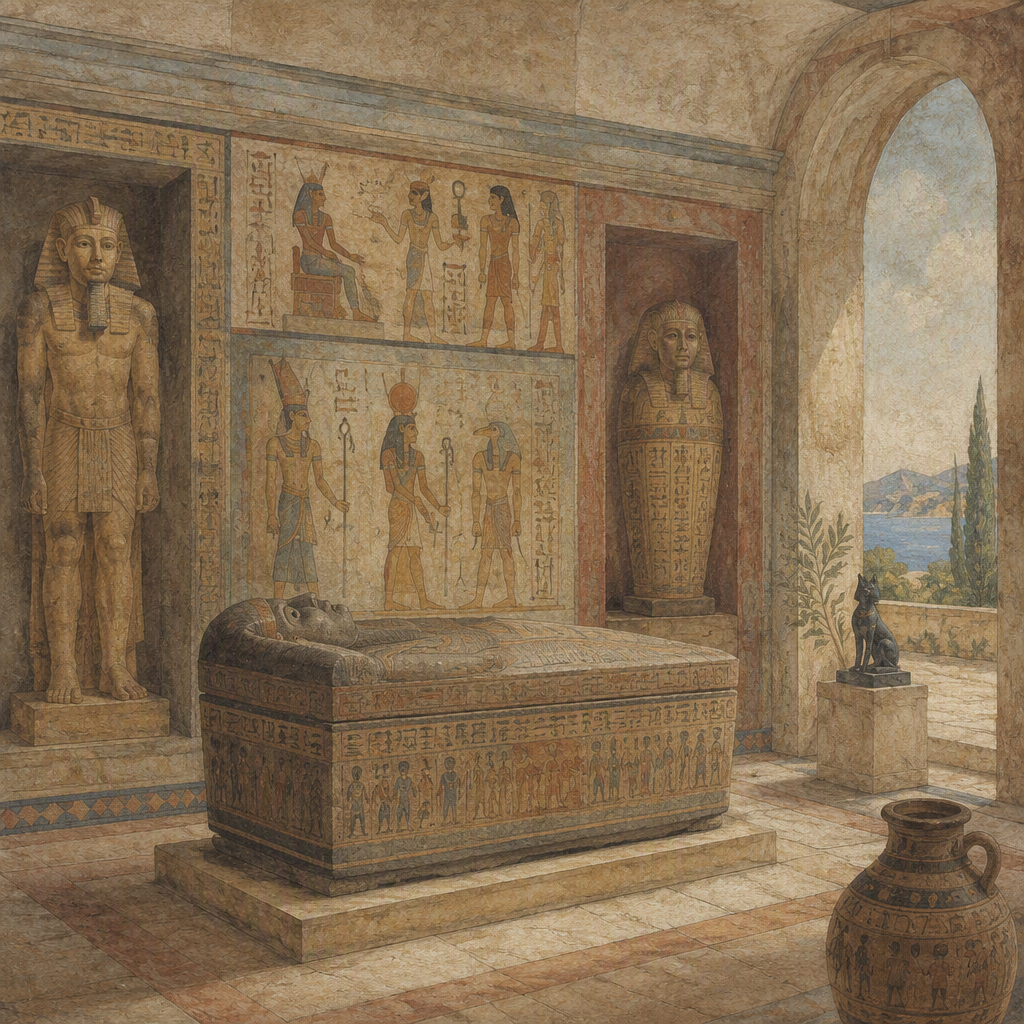 Muinaisen Egyptin sarkofageja ja esineistöä Muinaisen Egyptin sarkofageja ja esineistöä