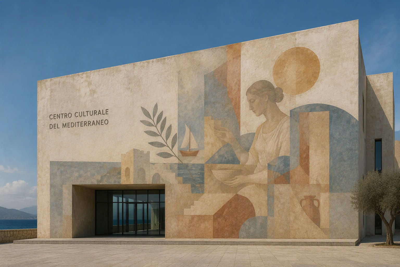 Modernia arkkitehtuuria edustava museorakennus