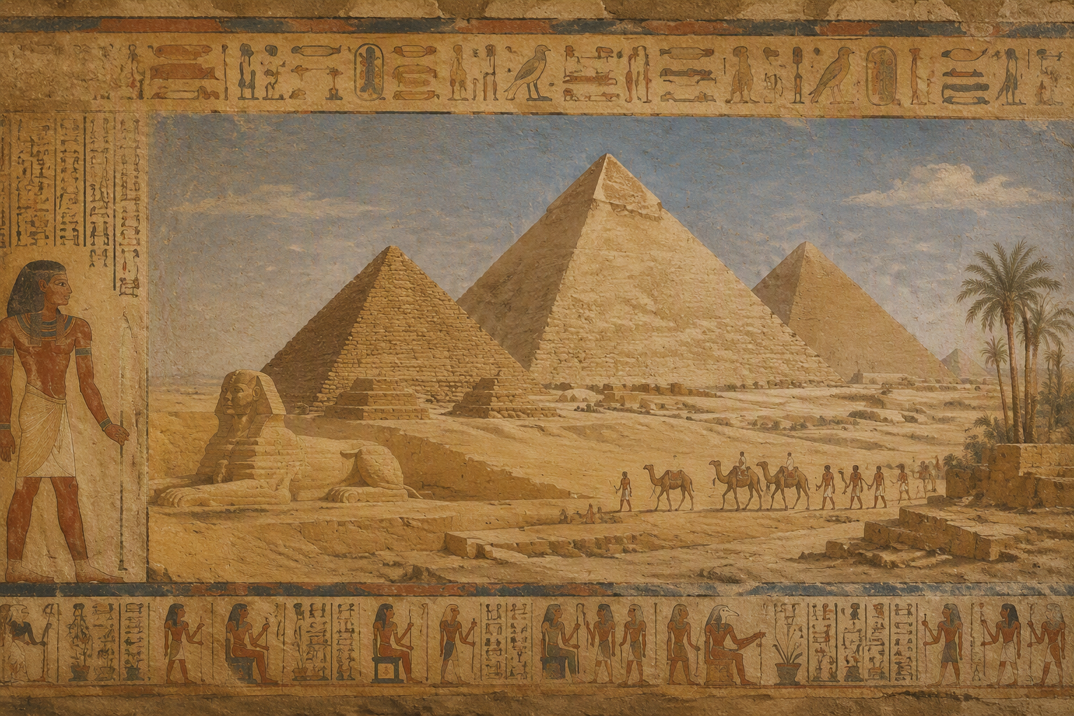 Mykerinoksen pyramidi ja muut Gizan pyramidit