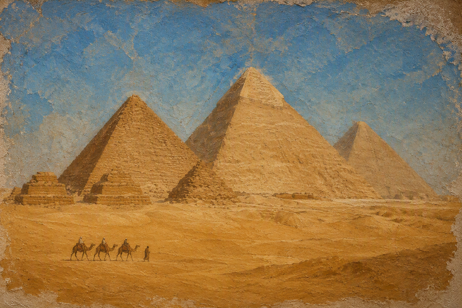 Gizan pyramidit autiomaassa